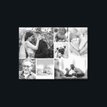 Galerie collage van zwarte en witte foto's canvas afdruk<br><div class="desc">Ik staarde thuis naar een kale muur en ik droomde ervan een galerijmuur te maken. De gedachte om verschillende grote afbeeldingen lijsten te krijgen blijft me ervan weerhouden om er verder mee door te gaan. Heb je hetzelfde probleem? Dus als alternatief voor ons heb ik deze canvassjabloon gemaakt met verschillende...</div>