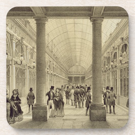 Galerie d'Orleans bij de Koninklijke Palais uit 'P Onderzetter (Voorkant)