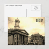 galerie glasgow moderne kunst briefkaart (Voorkant / Achterkant)