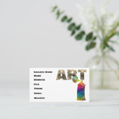 galerie voor moderne hedendaagse kunst visitekaartje (Staand voorkant)