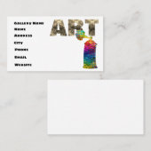 galerie voor moderne hedendaagse kunst visitekaartje (Voorkant / Achterkant)