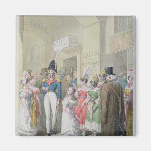 Galeries du Palais-Royal uit 'Tableau de Magneet (Voorkant)