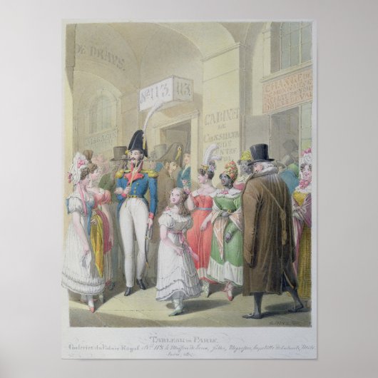 Galeries du Palais-Royal uit 'Tableau de Poster (Voorkant)