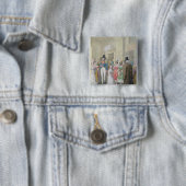 Galeries du Palais-Royal uit 'Tableau de Vierkante Button 5,1 Cm (In situ)