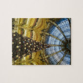 Galeries La Fayette met Kerstmis, Parijs, Frankrij Legpuzzel (Horizontaal)