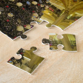 Galeries La Fayette met Kerstmis, Parijs, Frankrij Legpuzzel (Zijkant)
