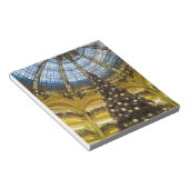 Galeries La Fayette met Kerstmis, Parijs, Frankrij Notitieblok (Schuin)