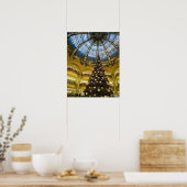 Galeries La Fayette met Kerstmis, Parijs, Frankrij Poster (Keuken)