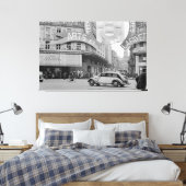 Galeries Lafayette Paris Haussmann 1940 Foto Canvas Afdruk (Insitu (Slaapkamer))