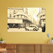 Galeries Lafayette Paris Haussmann 1940 Foto Canvas Afdruk (Insitu (Woonkamer))