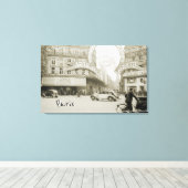 Galeries Lafayette Paris Haussmann 1940 Foto Canvas Afdruk (Insitu (Houten vloer))