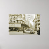 Galeries Lafayette Paris Haussmann 1940 Foto Canvas Afdruk (Voorkant)