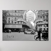 Galeries Lafayette Paris Haussmann 1940 Foto Poster (Voorkant)