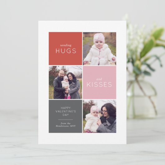 Galerij 3 Foto Valentijn Feestdagenkaart (Staand voorkant)