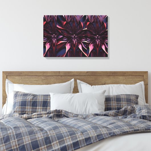 Galerij-kwaliteit uitgerekt canvas Print: Verhoog (Insitu (Slaapkamer))