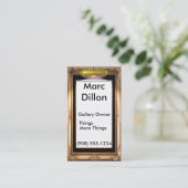 Galerij Lijst artiesten. Visitekaartje (Staand voorkant)