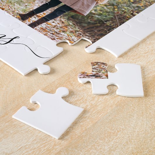 Galerij met 2 persoonlijke foto's legpuzzel (Zijkant)