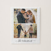 Galerij met 2 persoonlijke foto's legpuzzel (Verticaal)