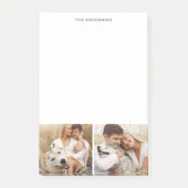 Galerij met 2 persoonlijke foto's post-it® notes (Voorkant)