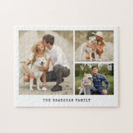 Galerij met 3 persoonlijke foto's legpuzzel