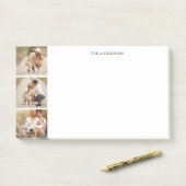 Galerij met 3 persoonlijke foto's post-it® notes (Op bureau)
