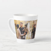 Galerij met 4 persoonlijke foto's latte mok (Linkerhoek)