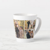 Galerij met 4 persoonlijke foto's latte mok (Rechterhoek)