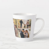 Galerij met 4 persoonlijke foto's latte mok (Rechts)