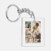 Galerij met 5 aangepaste foto-Sleutelhanger Sleutelhanger (Voorkant Links)