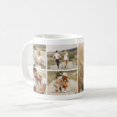 Galerij met 5 persoonlijke foto's koffiemok (Voorkant links)