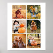 Galerij met 6 gepersonaliseerde foto's poster (Voorkant)