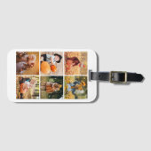 Galerij met 6 persoonlijke foto's bagagelabel (Voorkant (horizontaal))