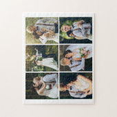 Galerij met 6 persoonlijke foto's legpuzzel (Verticaal)