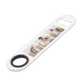 Galerij met 6 persoonlijke foto's speed flessenopener (Voorkant Gekanteld)