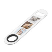 Galerij met 6 persoonlijke foto's speed flessenopener (Achterkant Gekanteld)