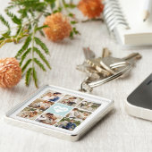 Galerij met 8 persoonlijke foto's sleutelhanger (Zijkant)