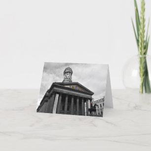 Galerij met moderne kunst, Wenskaart Glasgow Kaart