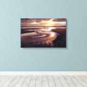 Galerij met overvloed plakdoek, inkt door Ocean Su Canvas Afdruk (Insitu (Houten vloer))