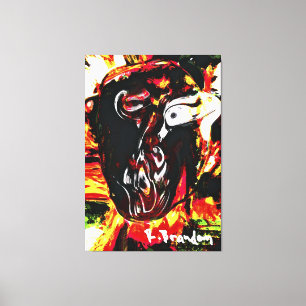 Galerij met overvloed plakdoek met overvloed als " canvas afdruk