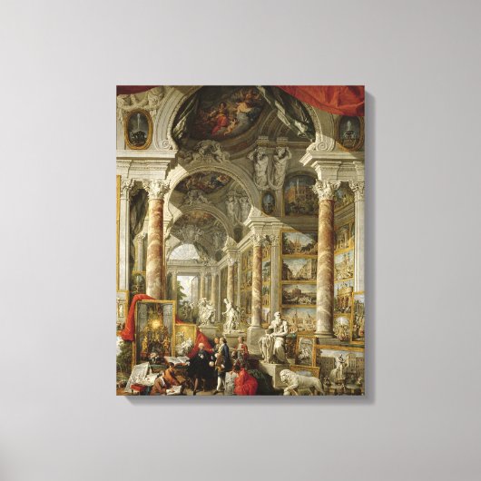 Galerij met Uitzichten van Modern Rome, 1759 Canvas Afdruk (Voorkant)
