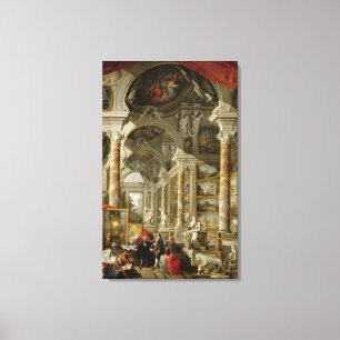 Galerij met Uitzichten van Modern Rome, 1759 Canvas Afdruk