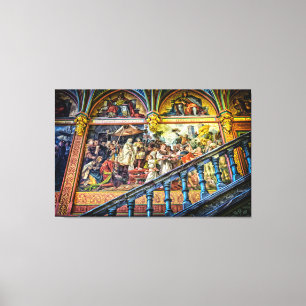 Galerij met verf van ancerestoren canvas afdruk