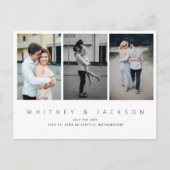 Galerij Multi Photo Save the Date Briefkaart (Voorkant)