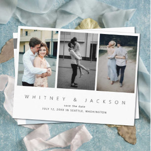 Galerij Multi Photo Save the Date Briefkaart