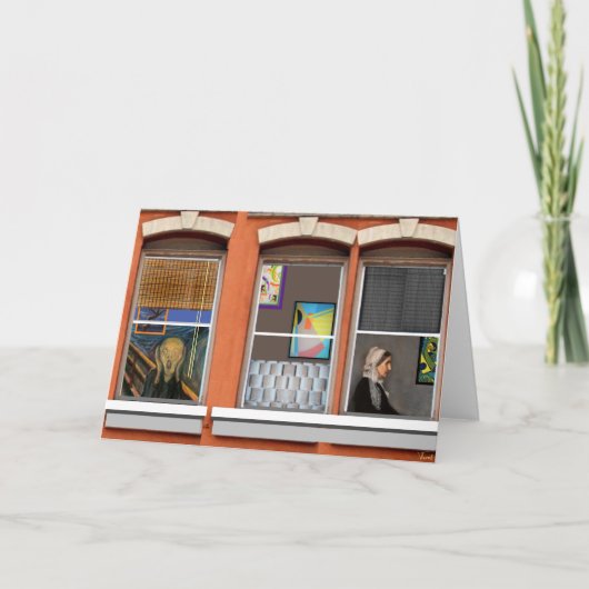 ''Galerij op de bovenste verdieping'' Kaart (Voorkant)