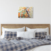 Galerij Renner Neo-Expressionisme Canvas Afdruk (Insitu (Slaapkamer))