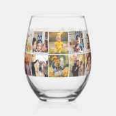 Galerij van 20 gepersonaliseerde foto wijnglas zonder voet (Voorkant)