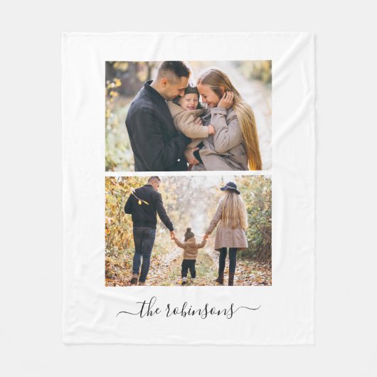 Galerij van 2 Gepersonaliseerd Fleece Deken (Voorkant)