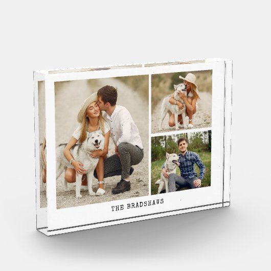 Galerij van 3 Gepersonaliseerd Fotoblokken (Links)