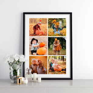 Galerij van 6 gepersonaliseerde foto's poster